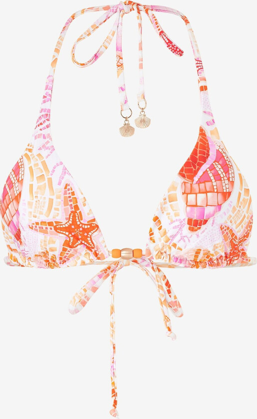 Bikini-BH Longline Slidetri - Hvit