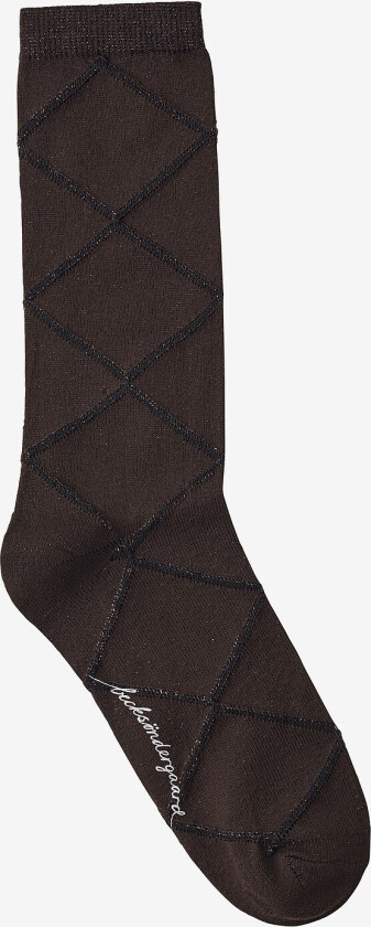 Sokk Diamond Glitter - Brun