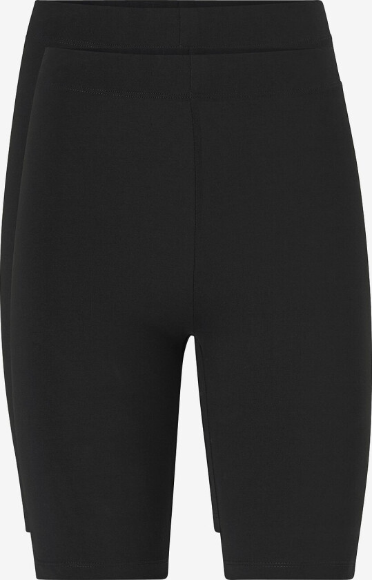 Sykkelshortser Basic Biker 2-pakning - Svart