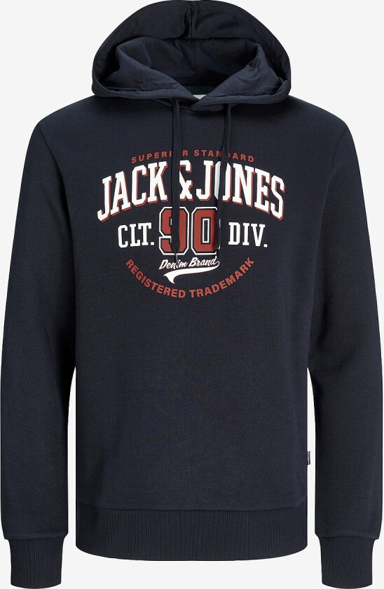 Hettegenser jjeLogo Sweat Hood - Blå