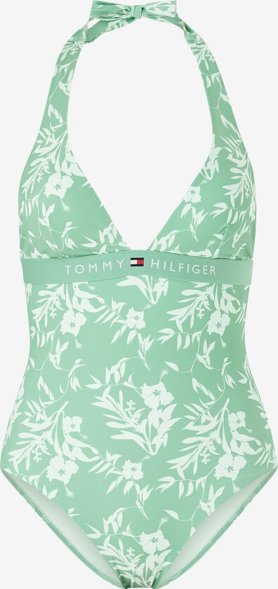 Badedrakt Halter One Piece RP Print - Grønn