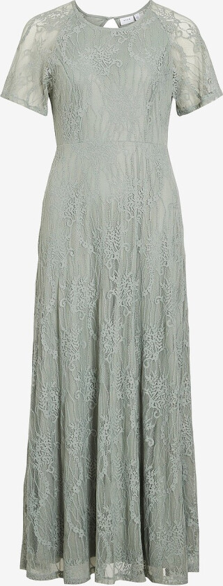 Maxikjole viFemma S/s Lace Dress - Noos/dc - Grønn