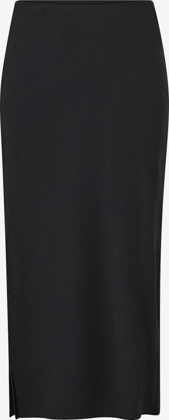 Skjørt nmMaya HW Ankle Length Skirt Curve - Svart