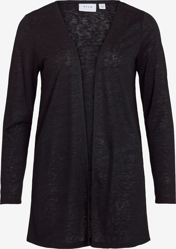 Kardigan viAmer L/S Open - Svart
