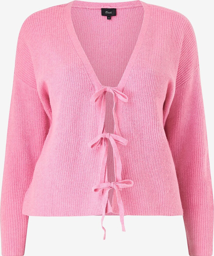 Kardigan mSunny L/S Tie Cardigan - Rosa