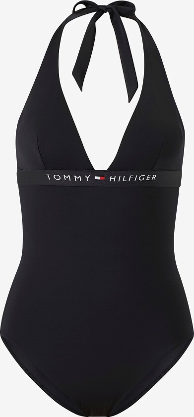 Badedrakt Halter One Piece (ext Sizes) - Svart