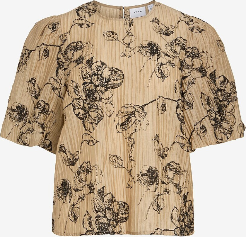 Topp viSachi 2/4 Volume Sleeve Top - Svart