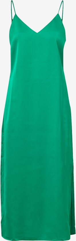 Kjole viEllette Singlet Satin Dress - Grønn