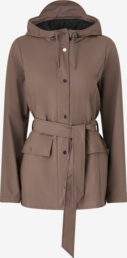 Regnjakke Curve Jacket W3 - Brun