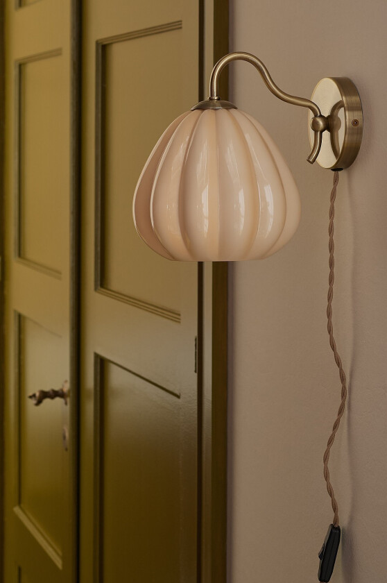 Vegglampe Elba - Messing