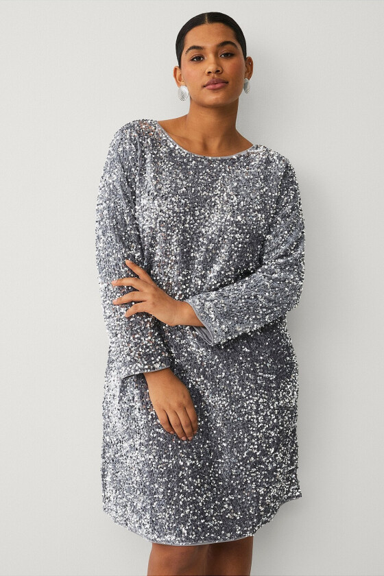 Plajettkjole mPinca 7/8 Abk Dress - Sølv
