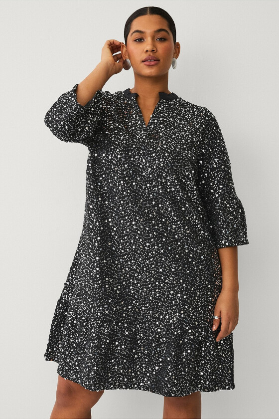 Plajettkjole caNatalia 3/4 Abk Dress - Svart