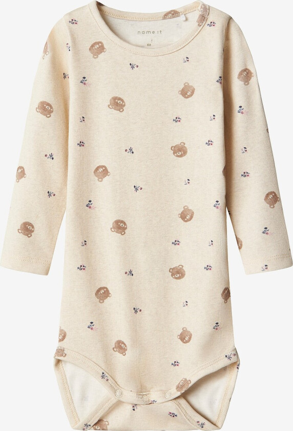 Bodysuit nbfOleisa M LS Body - Beige