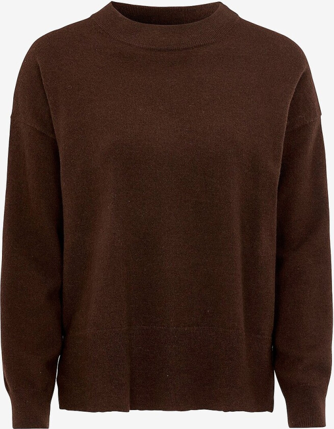 Genser i lammeull Happy - Brun