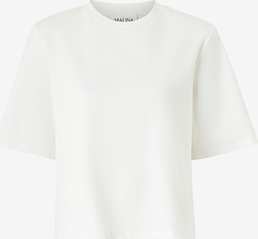 Topp Malina Boxy T-shirt - Hvit
