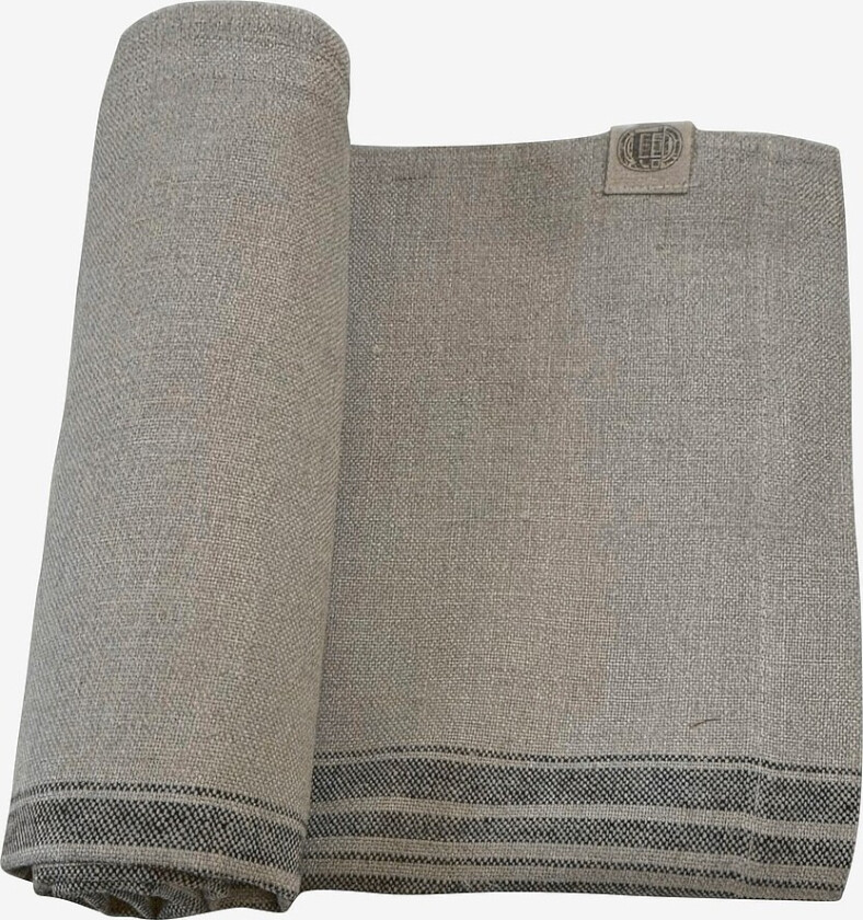 Bordløper Heritage i presset lin - Beige