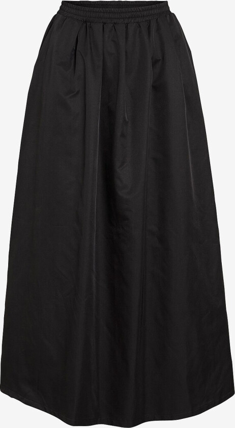 Skjørt viSelva Long Skirt - Svart