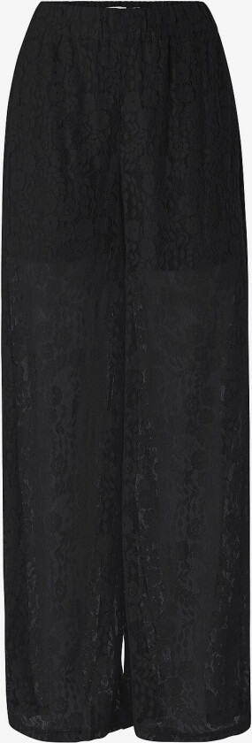 Bukse viSelly HW Lace Pants - Svart