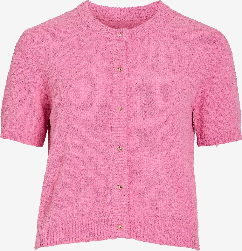 Kardigan viCilla S/s V-neck Cardigan/ka - Rosa