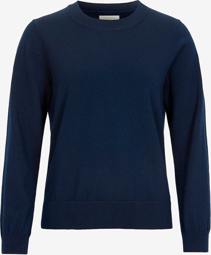 Genser i merinoull Isabella - Blå