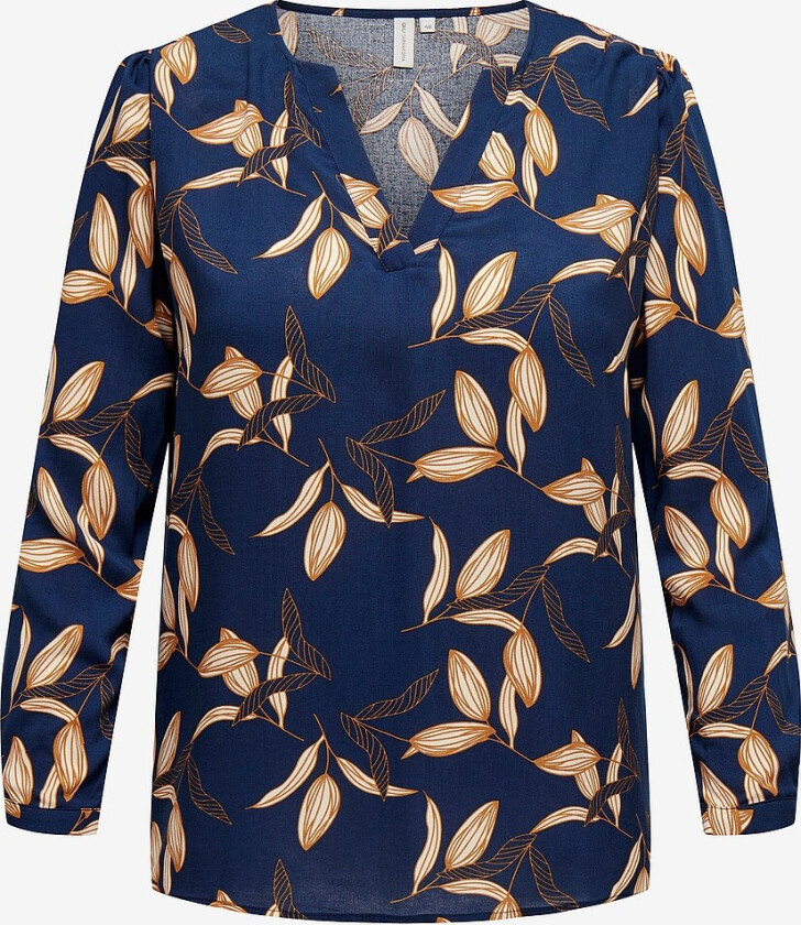 Topp carNova Life LS V-neck Top - Blå