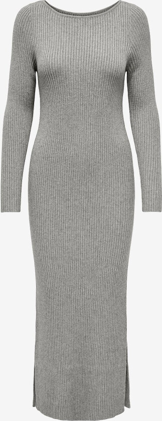 Maxikjole onlKatia LS Maxi Boatn Dress - Grå