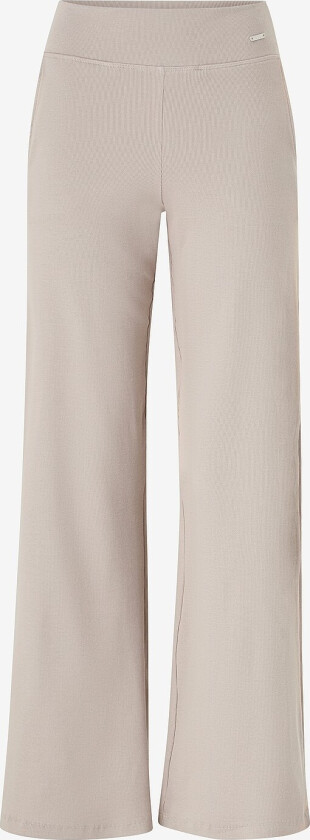 Bukser Ease Ribbed Wide Pants - Beige