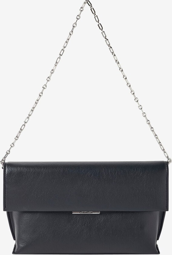 Vesken Linear Shoulder Bag_sm Pebble - Svart