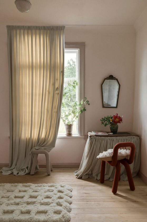 Gardin Velour - Hvit
