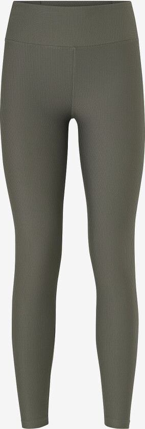 Treningstights Ribbed R HW Tights - Grønn