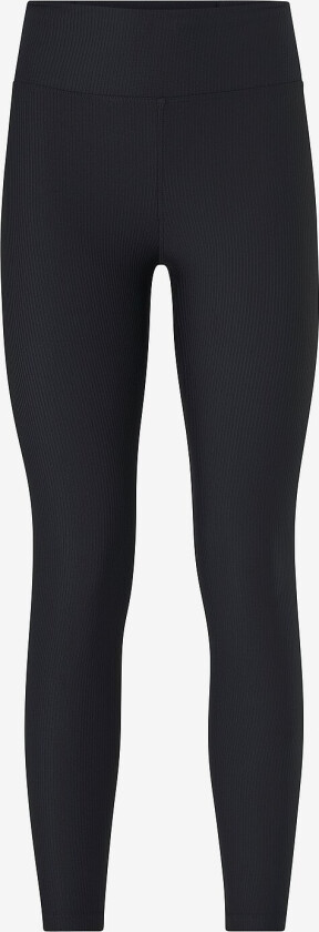 Treningstights Ribbed R HW Tights - Svart