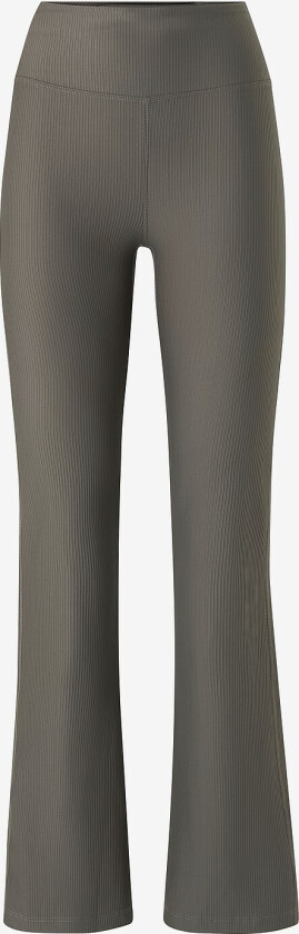 Treningstights Ribbed R Flare HW Tight - Grønn