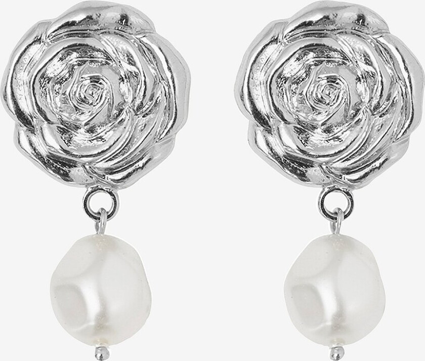 Øredobber Rosita Pearl Earrings - Sølv