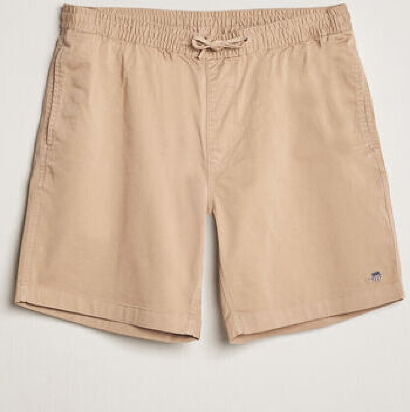 Drawstring Logo Shorts Dark Khaki