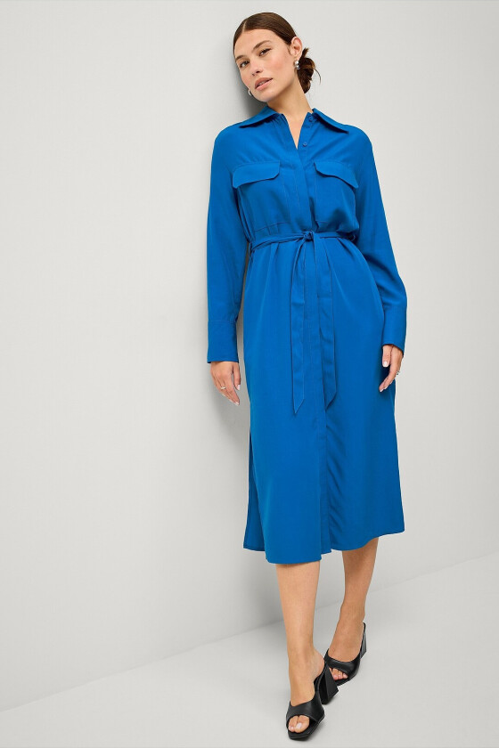 Skjortekjole Dress Mate - Blå