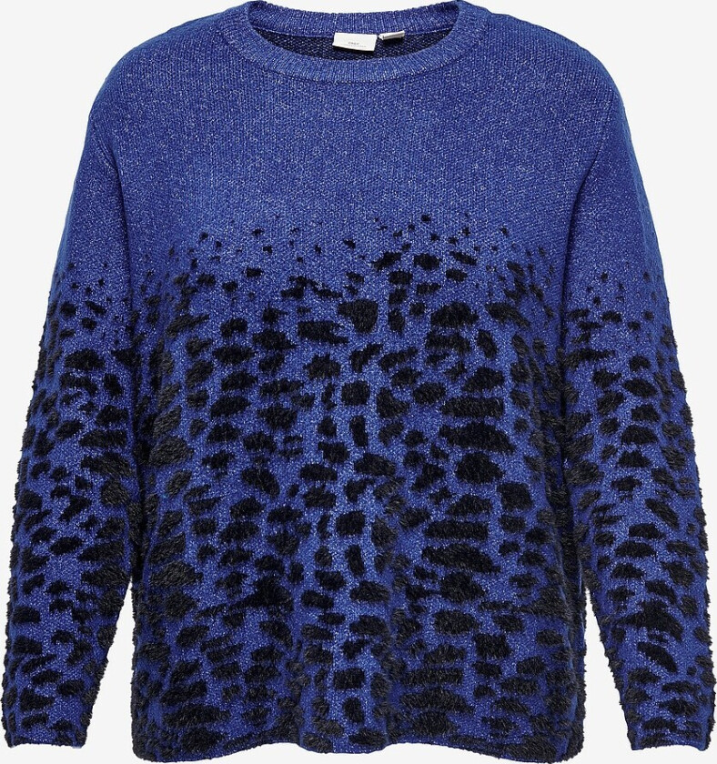 Genser carAnni LS O-neck JQ Knt - Blå