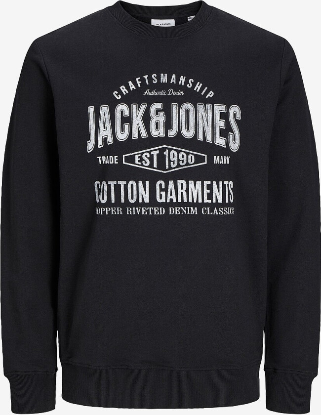 Sweatshirt jjjEans Sweat O-neck - Svart