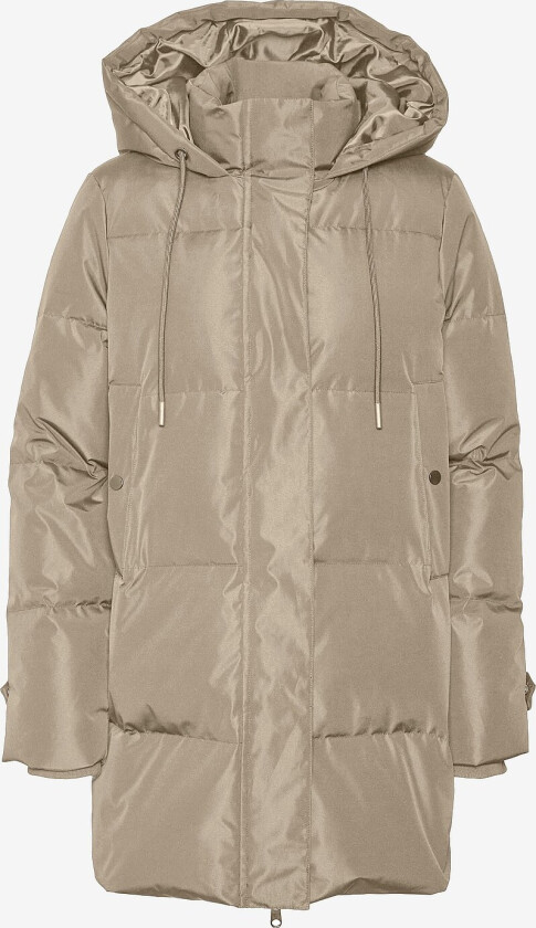 Dun jakke vmLeonielea Down Jacket - Beige
