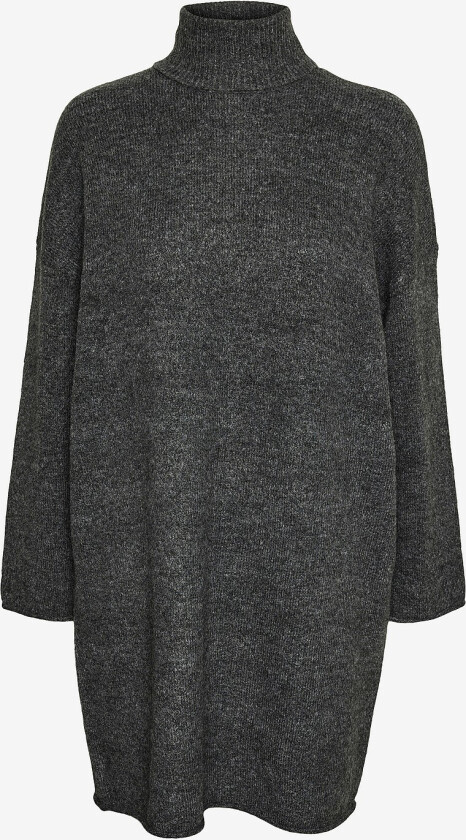 Genser vmGemma LS Roll Neck Knit Dress - Grå