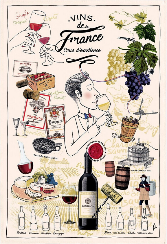 Kjøkkenhåndkle Crus Excellence 48 X 72 - Hvit