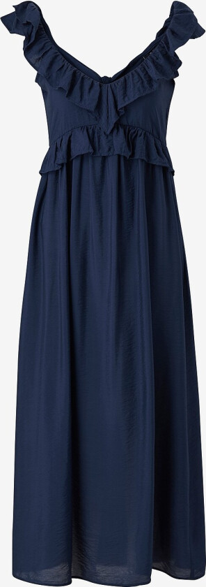 Maxikjole vmJosie SL Ankle Dress Wvn - Blå