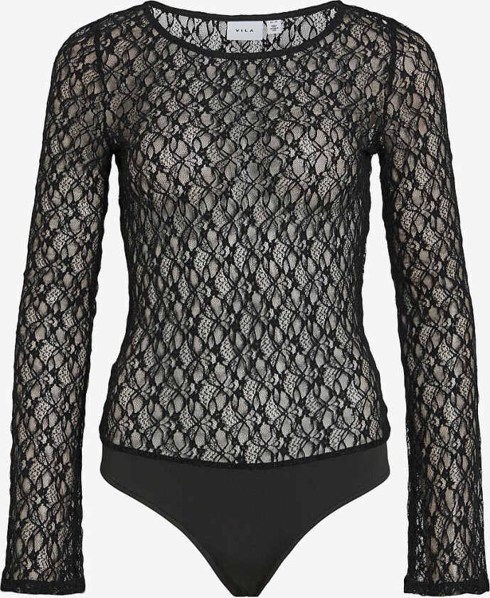 Body viKaylee L/S Bodystocking - Svart