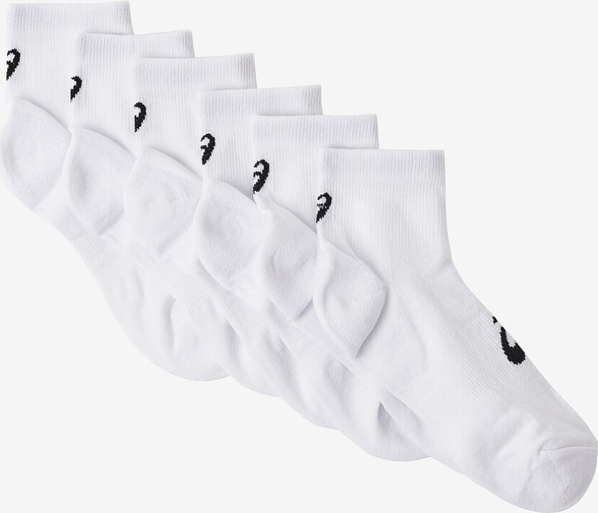 Sokker Quarter 6-pakning - Hvit