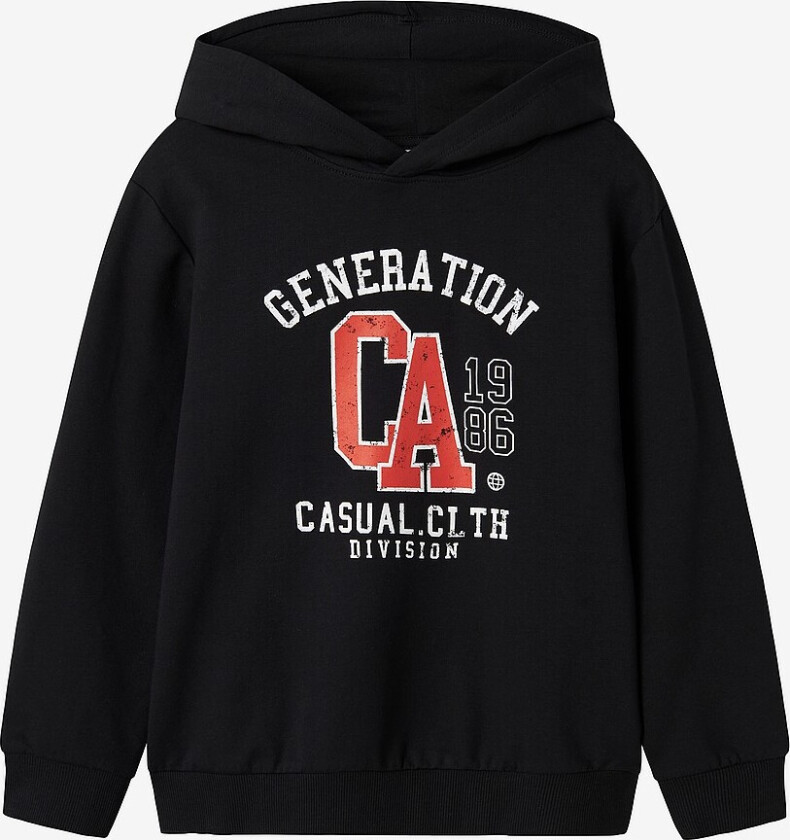 Hettegenser Nkmvugo LS Nreg Sweat WH Bru - Svart