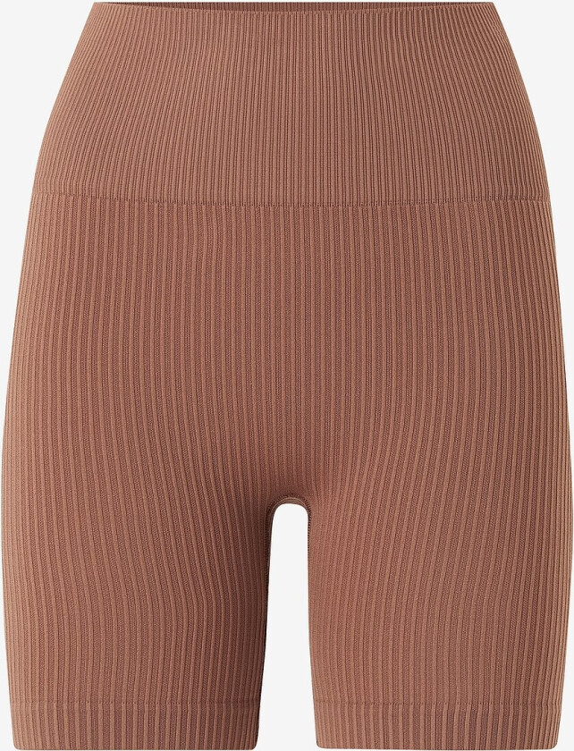 Treningsshorts Studio Seamless Ribbed - Beige