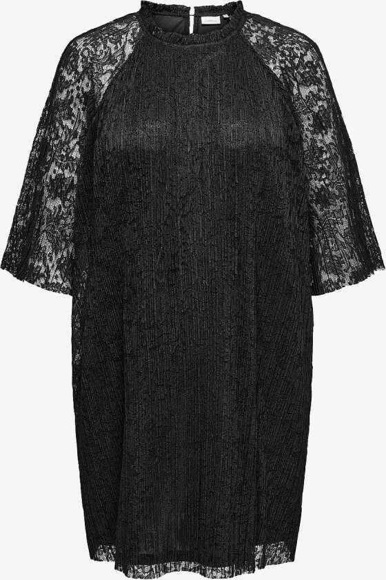 Blondekjole carLosia 3/4 Lace Blk Dress Jrs - Svart