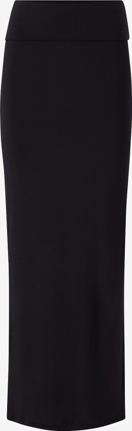 Maxi skjørt Soft Touch Folded Maxi Skirt - Svart