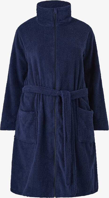 Badekåpe mDaly L/S Zipper Bathrobe - Blå