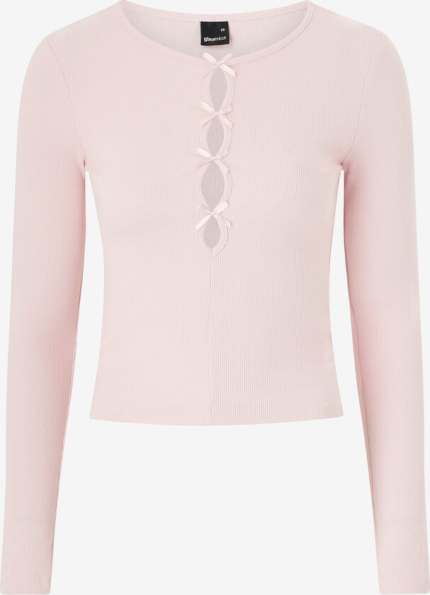 Topp Bow Detail Top - Rosa