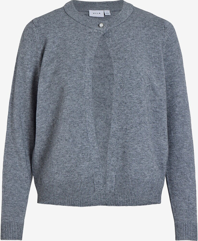 Kardigan Vililo L/s O-neck Knit Cardigan/pb - Grå